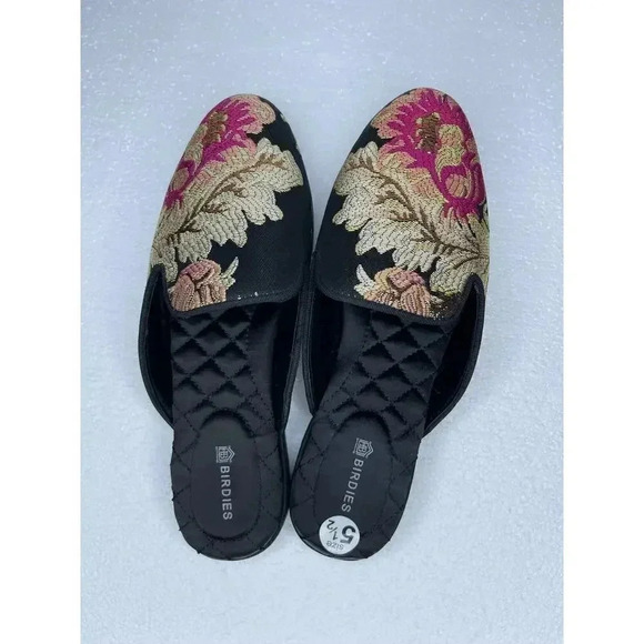 Birdies The Phoebe Floral Jacquard Mules size 5.5 New - Picture 7 of 8